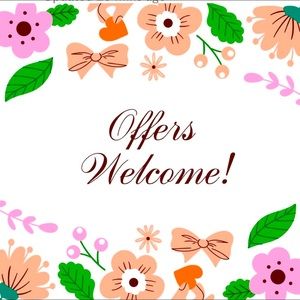 ALL OFFERS ARE WELL WELCOMED !! ☺️☺️❤️❤️